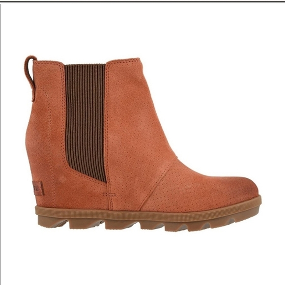 Sorel Joan Of Arctic Wedge ll Chelsea Rust Orange Brown Suad… - Picture 8 of 8